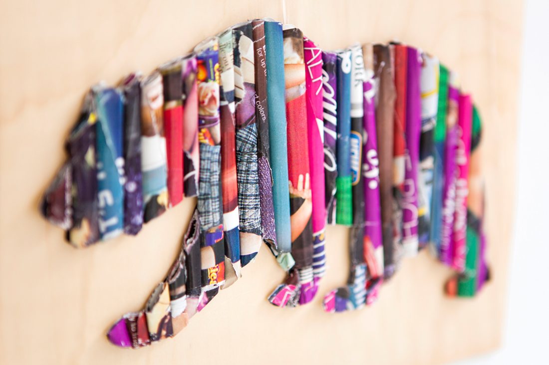 9 DIY Rolled Paper Crafts From Recycled Magazines